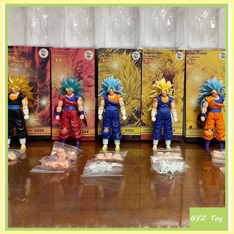 

Фигурки героев аниме Son Goku Vegetto 3,0 21 22 23 24 25 26 Kong Studio Body