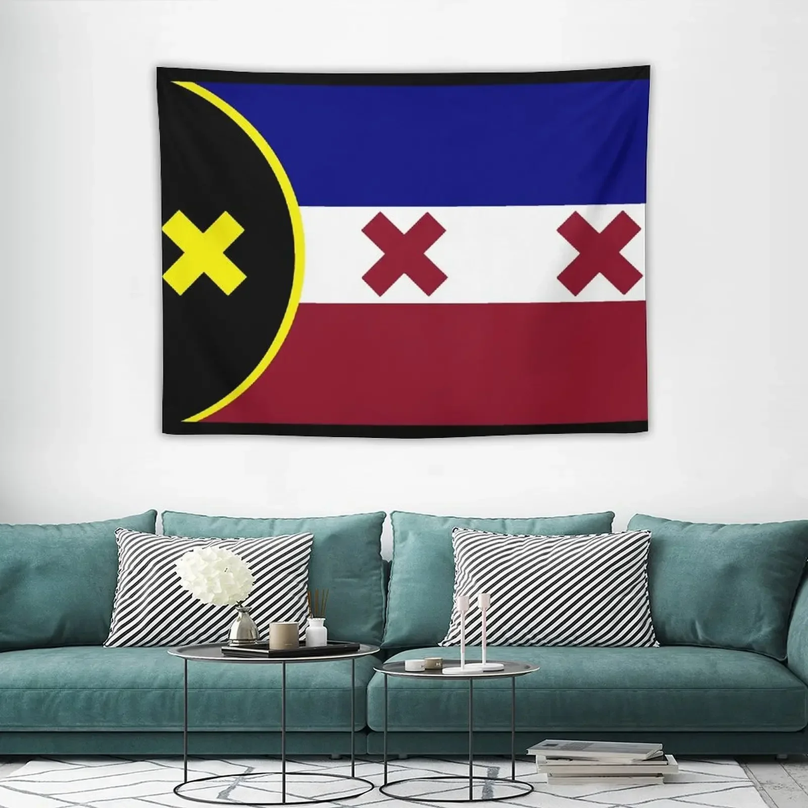 Гобелен с флагом Лманаберга эстетический декор для комнаты корейские украшения