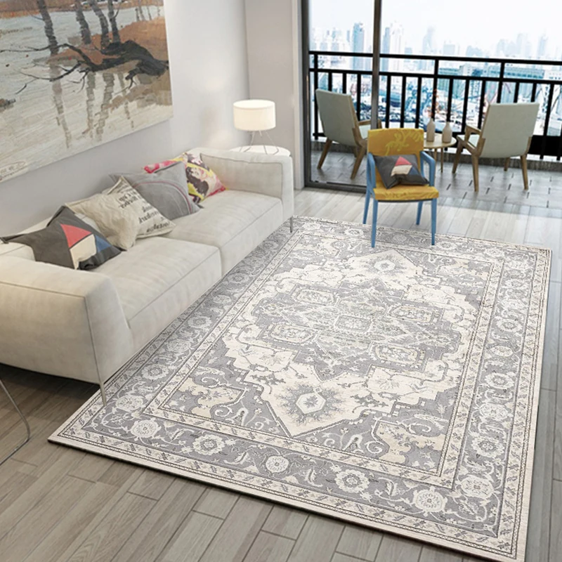 

Moroccan Pattern Carpet Non-Slip Washable Rugs 3D Print Area Rugs Home Runner Carpets for Bedroom Livingroom Dorm Alfombra