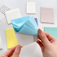 color transparent posted it sticky notes pads papeleria notepads posits memo notebooks kawaii stationery school office supplies