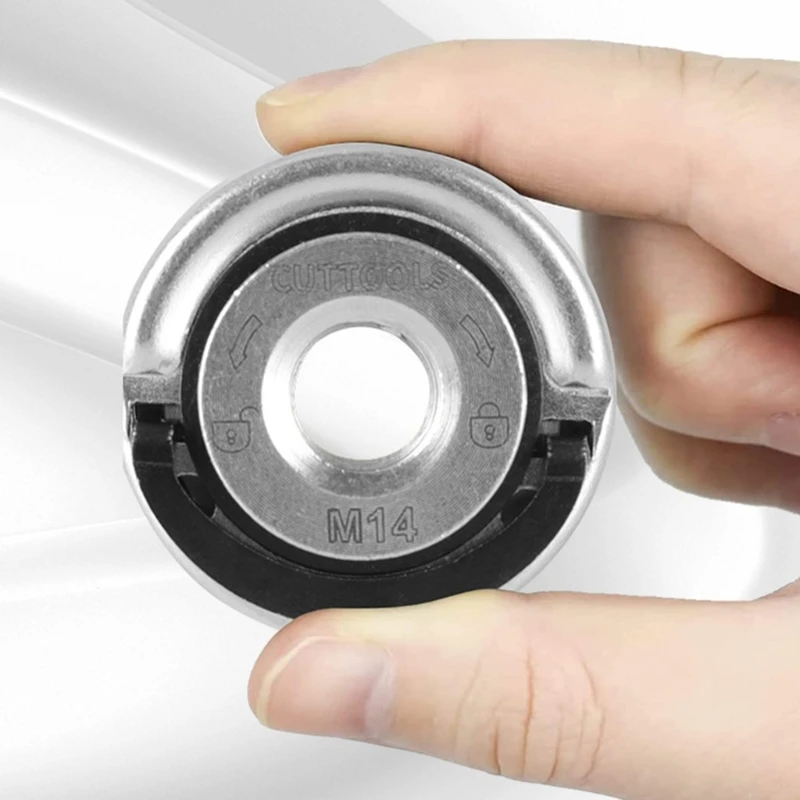 2 шт. быстрозажимные гайки M14 угловая шлифовальная машина стопорная фланцевая
