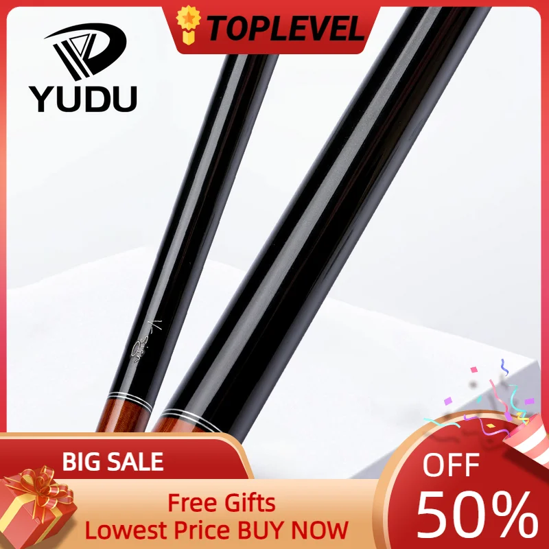 YUDU S2 Billiard Punch Cue 14mm Bakelite Tip with Joint Protector Selected Maple Shaft Billar Cue Break Cue for Many Gifts