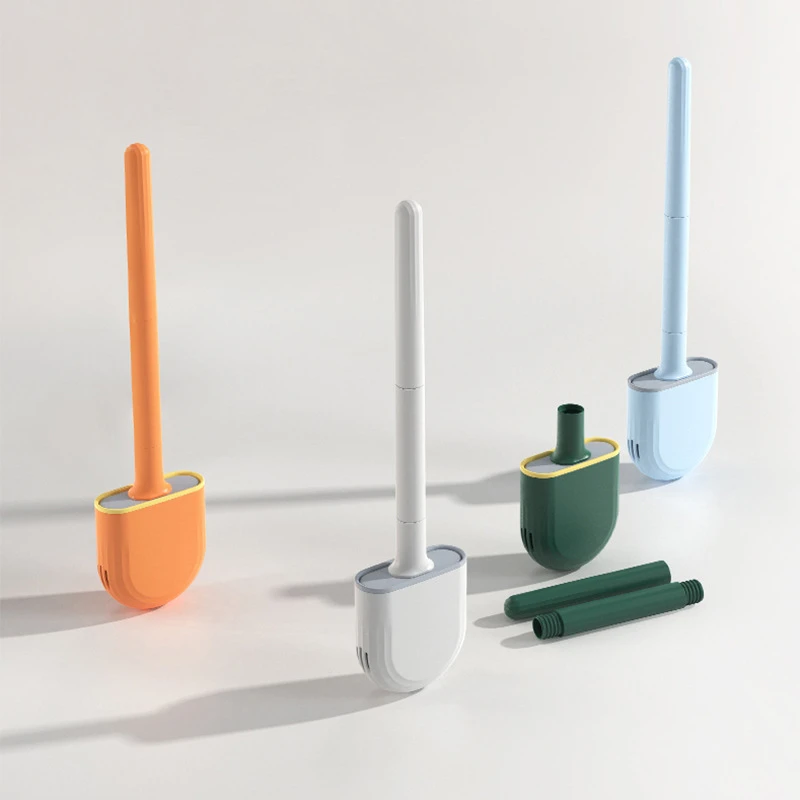 

Mini Wall Hanging Toilet Brush with Holder Silicone Wc Cleaner Toilet Brush Household Cleaning Tool Bathroom Accessories Sets