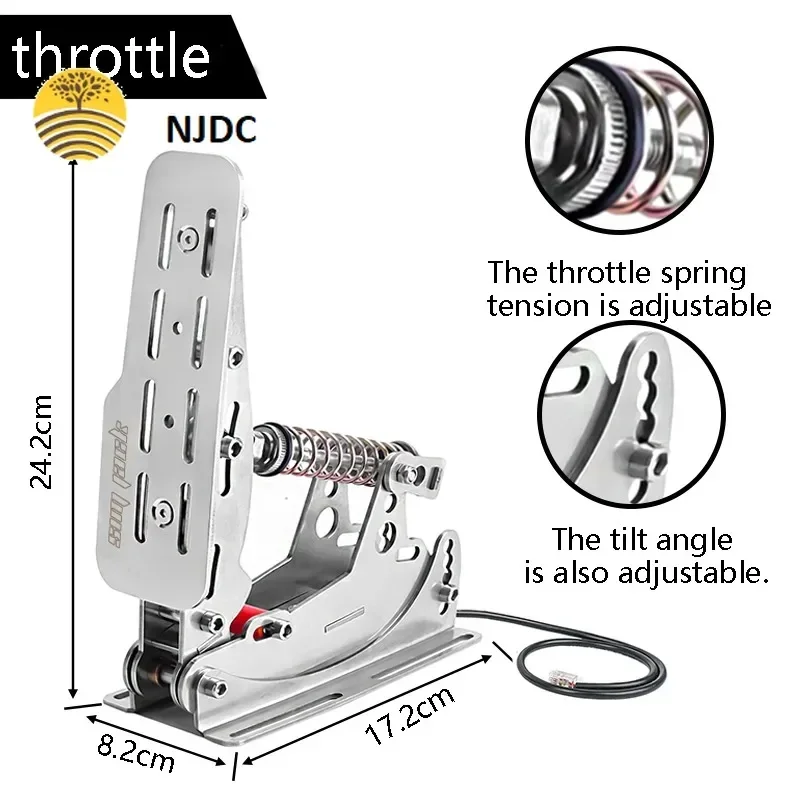 Подходит для SIMJACK PRO имитация педали гоночная педаль гоночный симулятор датчик