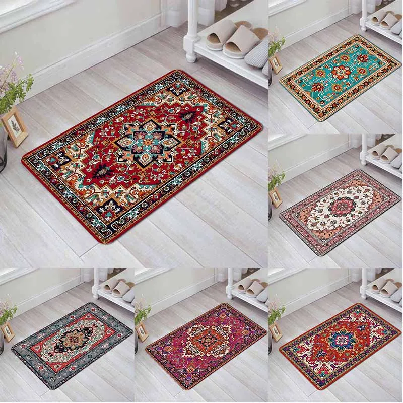 European style atmosphere decoration corridor floor mat door home bedroom large carpet |