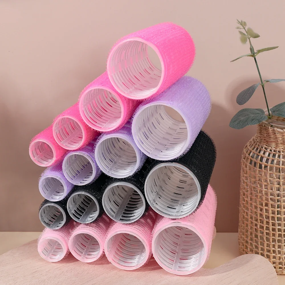 Набор для завивки волос бигуди разных размеров и цветов с автозахватом