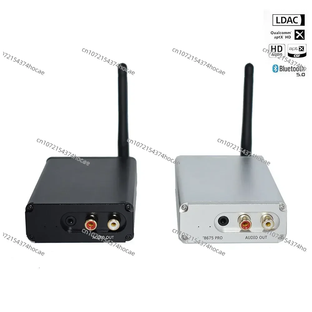 Фото Lusya Csr8675 Беспроводной приемник Bluetooth 5.0 APTX HD PCM5102A ЦАП Dekodierung 3,5 мм RCA Ausgang 24bit mit Antennenetzteil №4