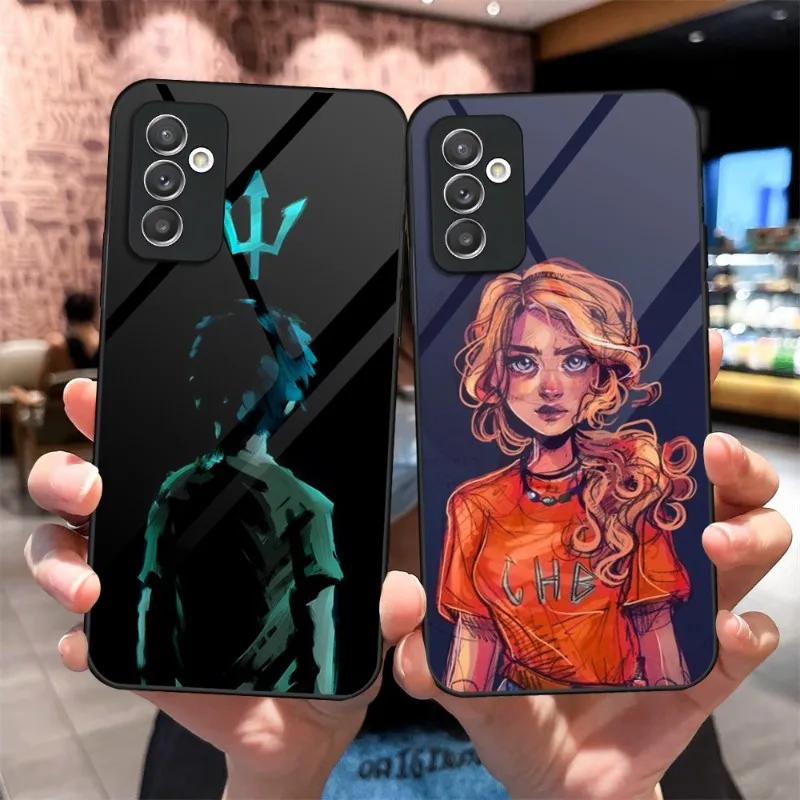 Мультяшный фильм P-Percy Джексон чехол для телефона стекло для Samsung S22 S21FE S20 Ultra A22 A52 A51 A12 A32 A42 Note 20 10 Pro Plus чехол