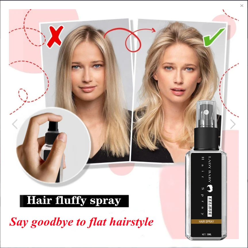 

PUMP-HAIR™ Hair Voluming Spray Fluffy Hair Styling Gel Extra-Volume Volumizing Hair Styling Spray Strong Hair Styling Gel 30ml