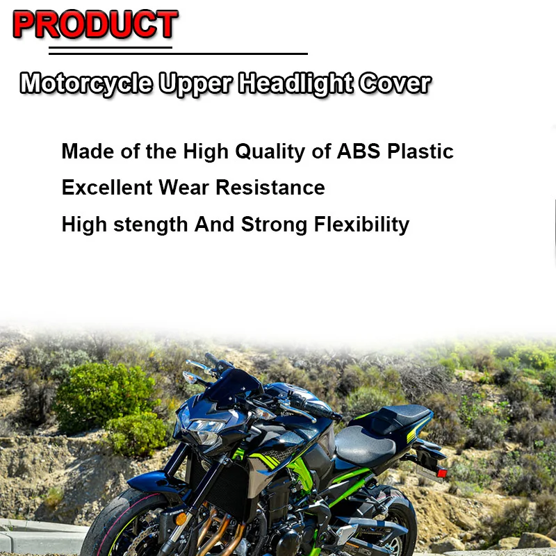 Аксессуары для мотоциклов 2023 Z 900 передняя Верхняя фара обтекатель колпачки