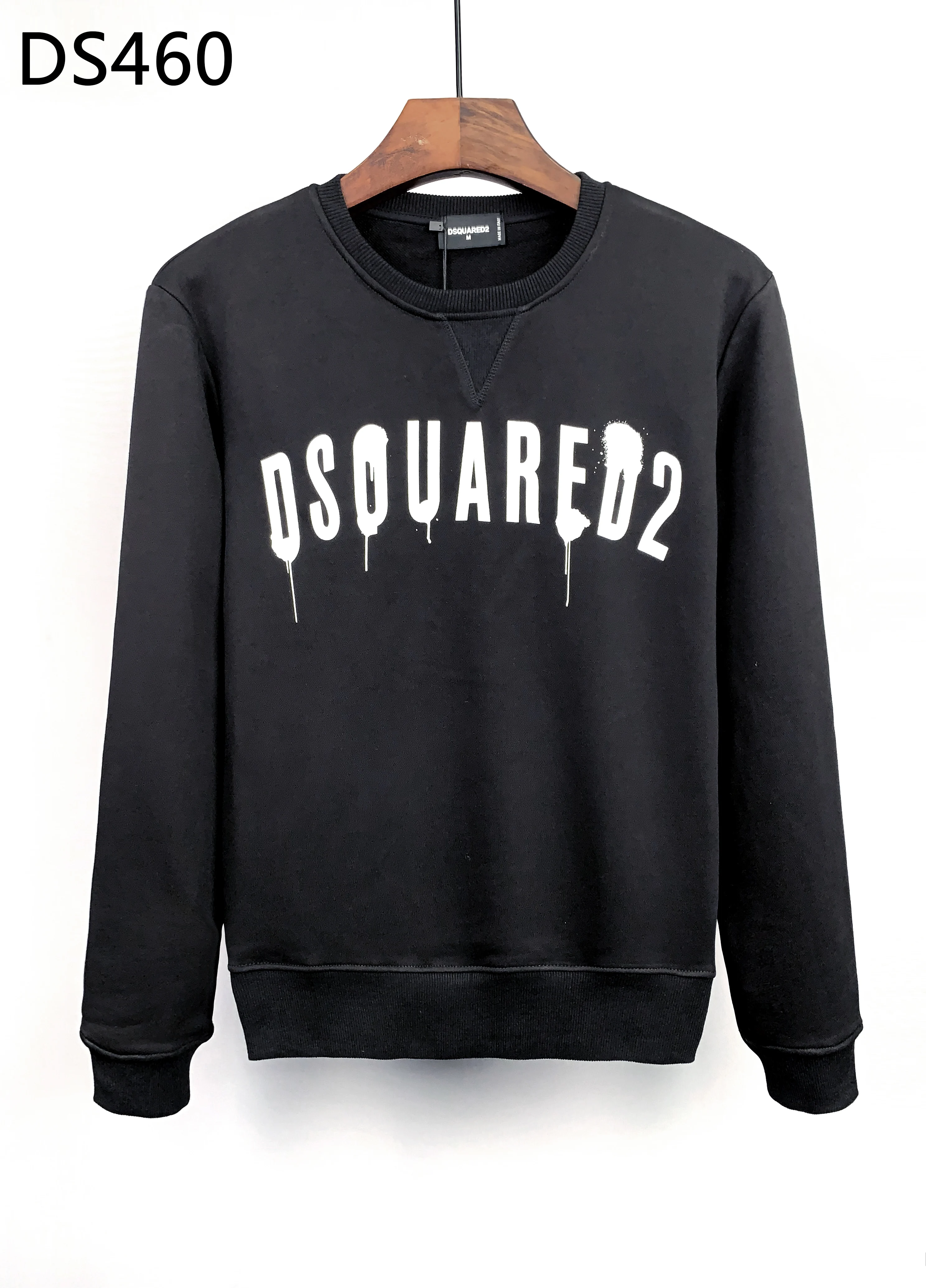 

Мужская классическая брендовая Толстовка DSQUARED2 2022, женские топы с круглым вырезом, Мужская итальянская уличная одежда, крутые топы с надпис...