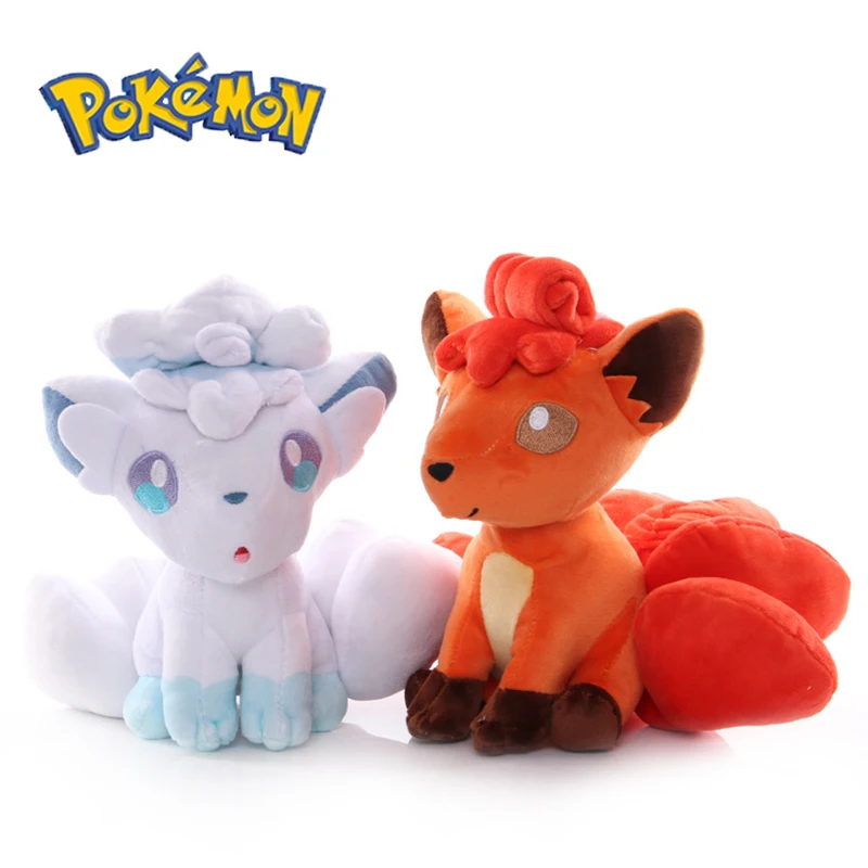 

Pokemon Vulpix Plush Toys Doll Kawaii Anime Action Figures Alola Ice Vulpix Plush Soft Stuffed Toys Doll Gifts For Children Kids