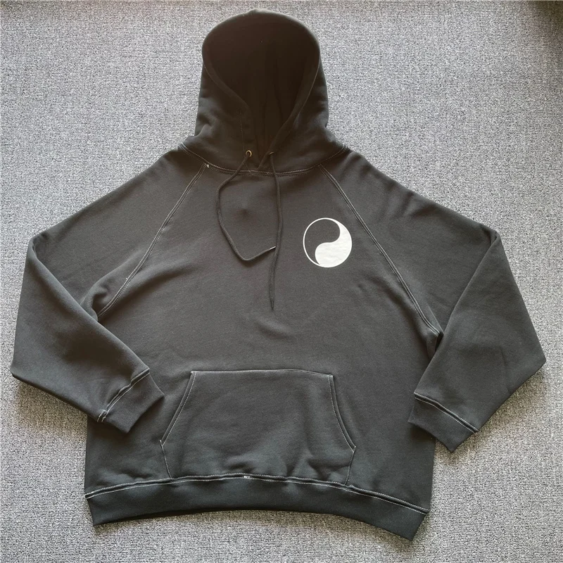 

Толстовка с капюшоном для мужчин и женщин, Модный свитшот из плотной ткани, пуловер в стиле оверсайз, 1:1