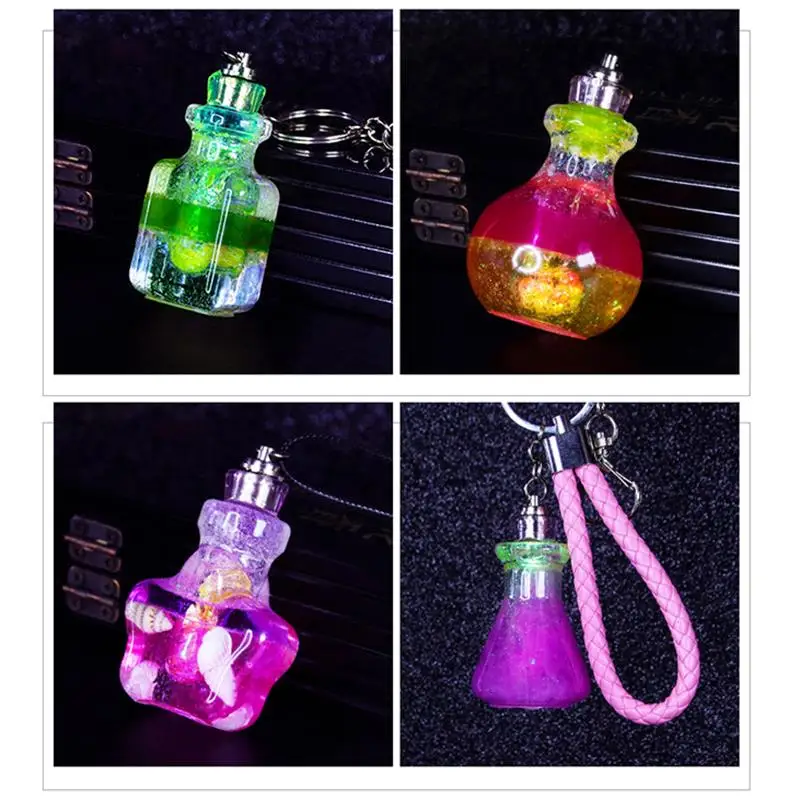 Дрифтинг бутылки силиконовые формы DIY Эпоксидной смолы кулон брелки Ремесла