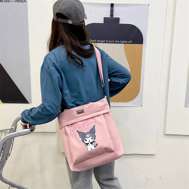 Портативная сумка Kuromi с мультяшными аниме животными милая вместительная