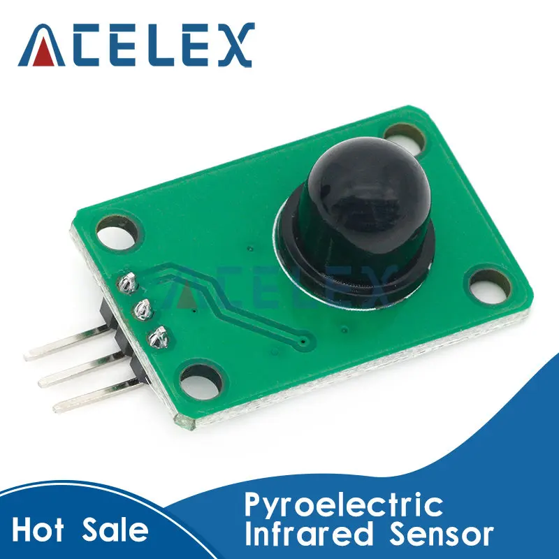 

120 degree Pyroelectric Infrared sensor Human Body Detecting PIR Motion Sensor Module for Arduino MCU Board Module