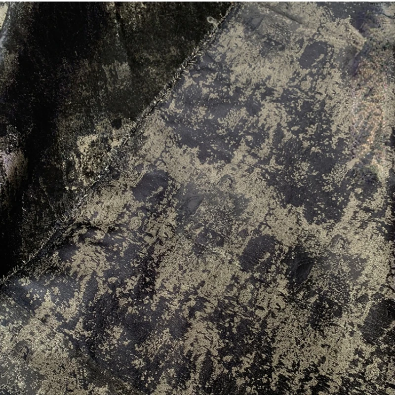 Жаккардовый Чонсам с черными позолоченными чернилами, шириной 50 см x 170 см