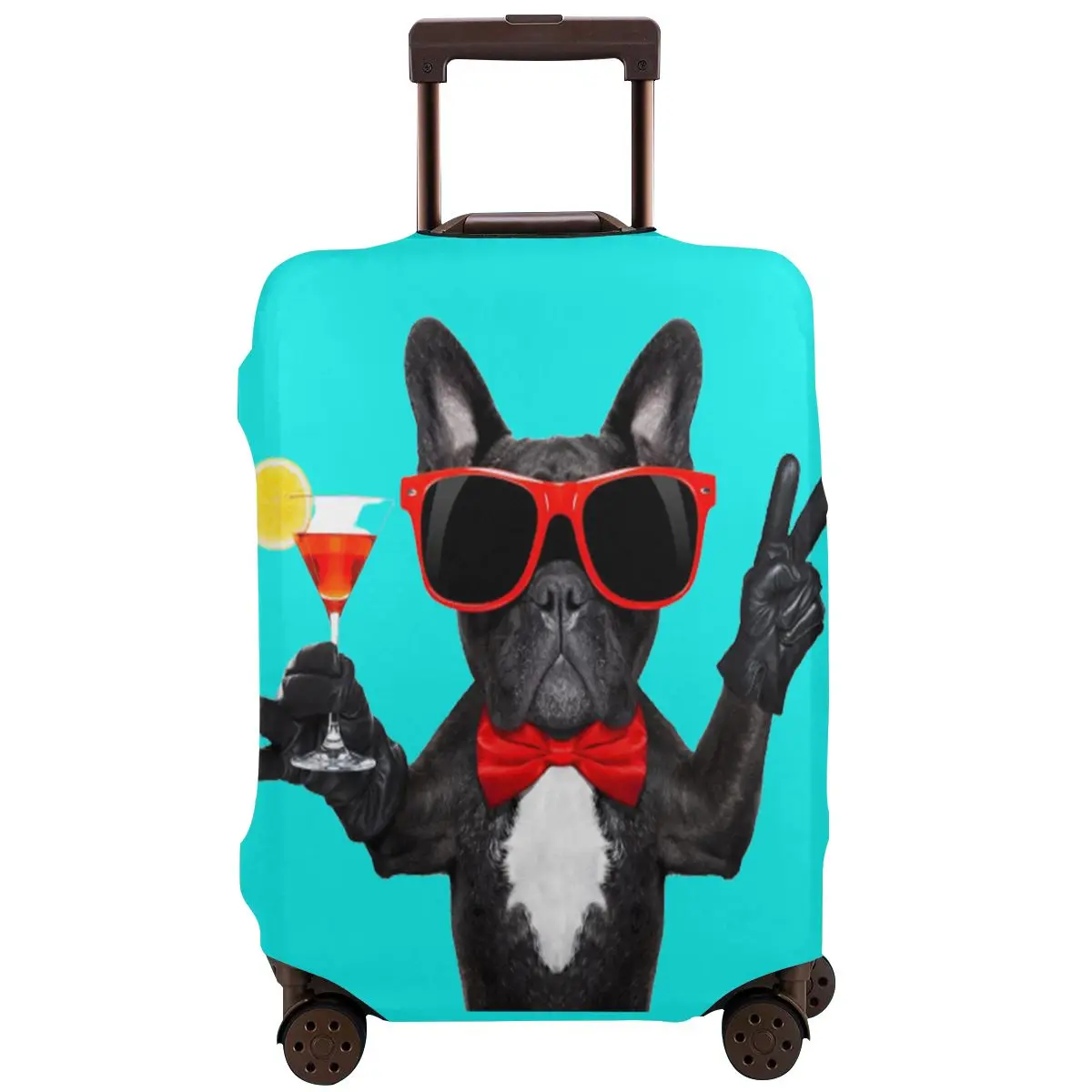 

Чехол для чемодана Bulldog, Эластичный Защитный чехол из полиэстера, подходит для путешествий, 18-32 дюйма