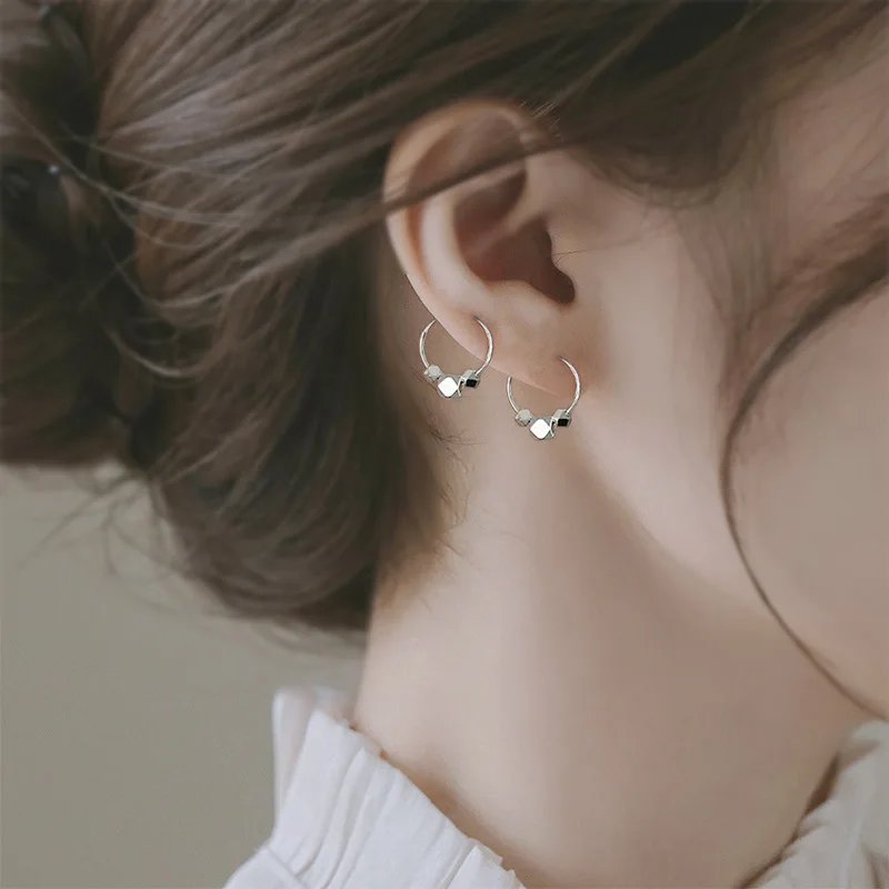 

New Short Asymmetric Heart Earrings For Women Cool Niche Design Jewelry Gift Earrings