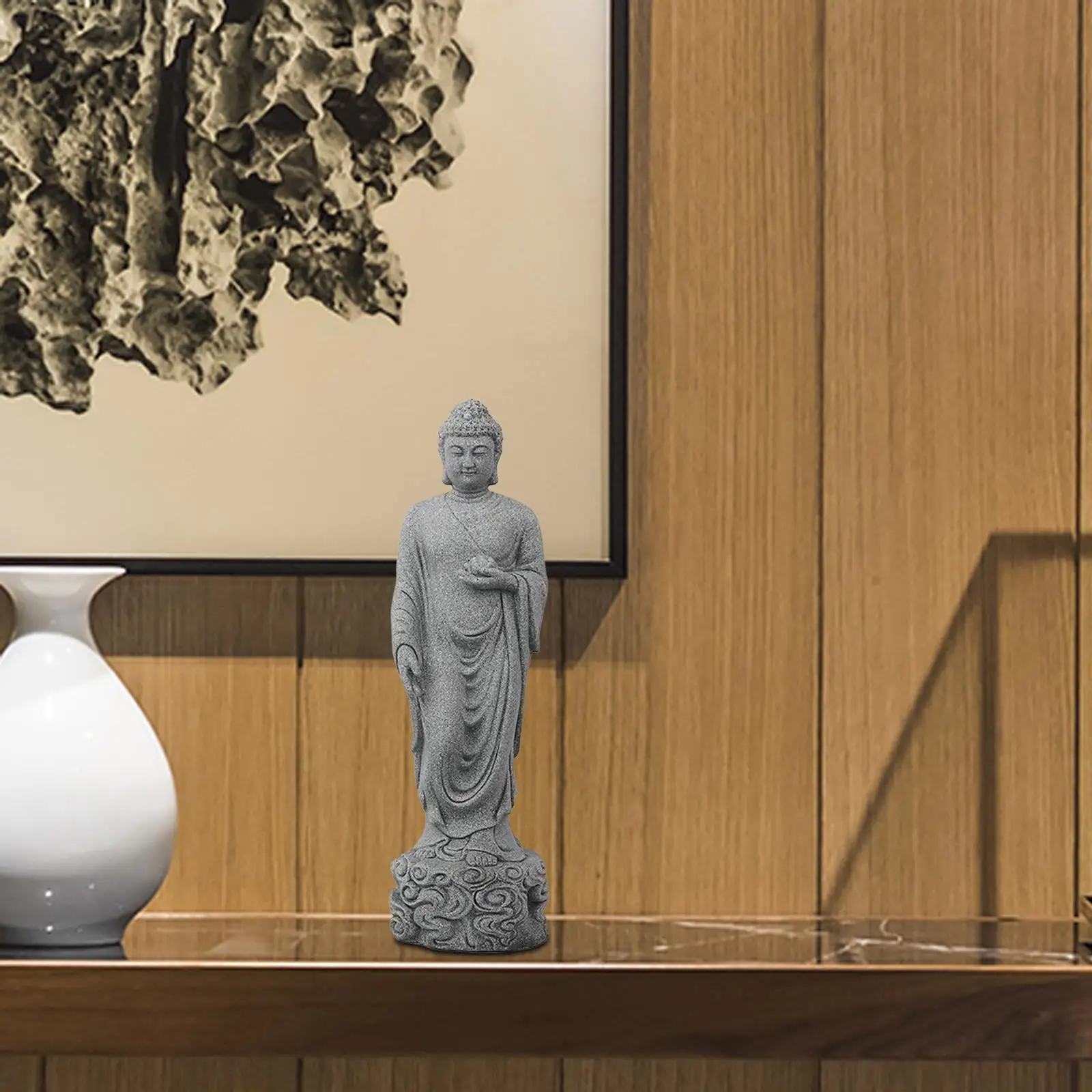 

Статуэтка Будды, подарок, статуэтка медитации, стоящая для дома, офиса, йоги, комнаты, автомобиля