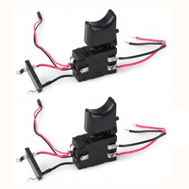 

2Pcs Cordless Drill Trigger Switch Speed Control Button DC 7.2 V-24 V 16A For Power Tools