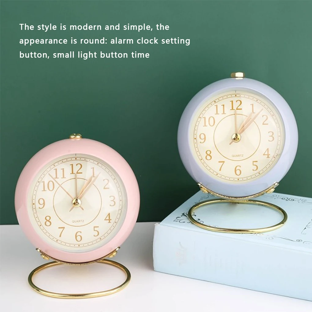 

Nordic Style Electronic Clock Bedside Student Small Alarm Clock for Living Room Bedroom Desk