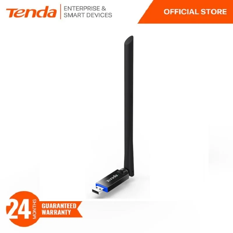 Мощный Wi-Fi адаптер Tenda U10 Мини AC650Mbps антенна с высоким коэффициентом усиления 6dBi
