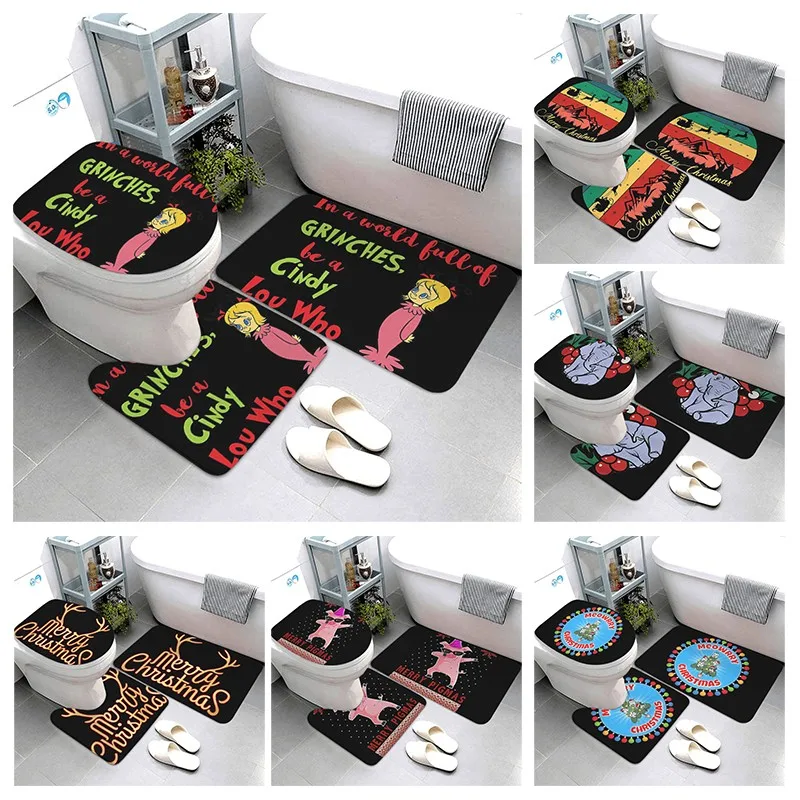 

Anime Non-slip Doormat Flower Leaf Bath Bedroom Mat Welcome Carpet Home Pattern Decor anime floor mat protective floor mat