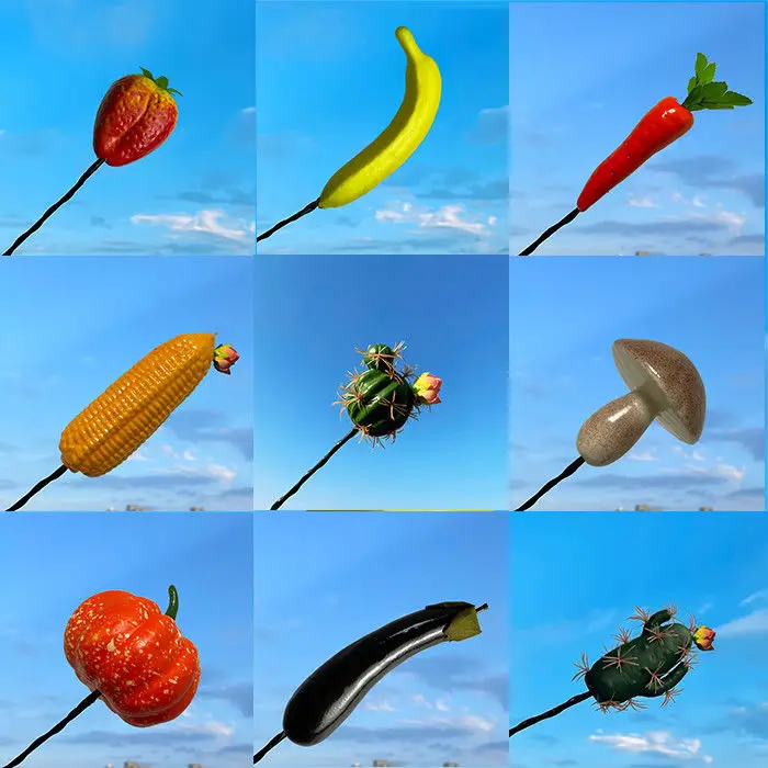 

mini car antenna decoration exterior decoration antenna cute cartoon food doll cactus roof modificati（oModels without antennas）n