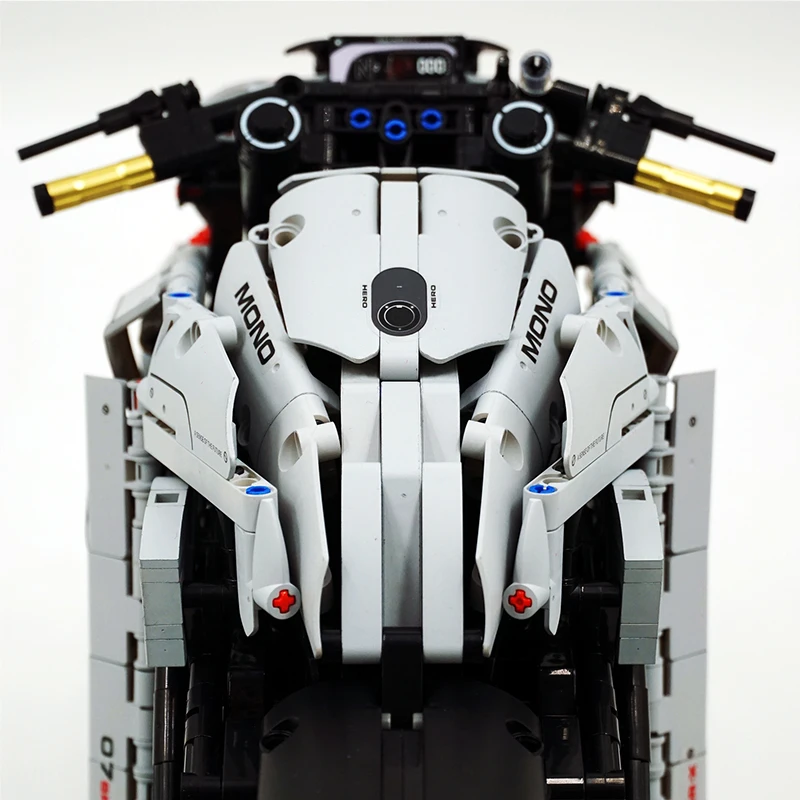 GULY 60507 MOC Технический 1:5 Мотоцикл ZERO SR-X Модель Строительные блоки Кирпичи DIY