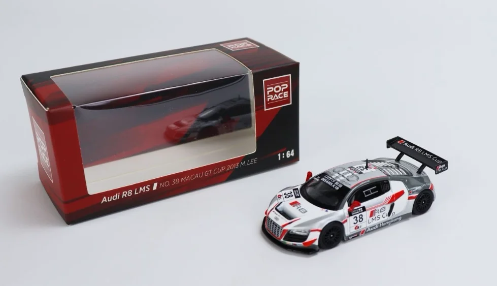 Масштабная модель автомобиля 1:64 2020 Macau GT World Cup R8 Fushen LMS Evisu из литого сплава, коллекционная, для взрослых, игрушка для мальчиков (art.: 3920d86bf6456) - 3920d86bf6456