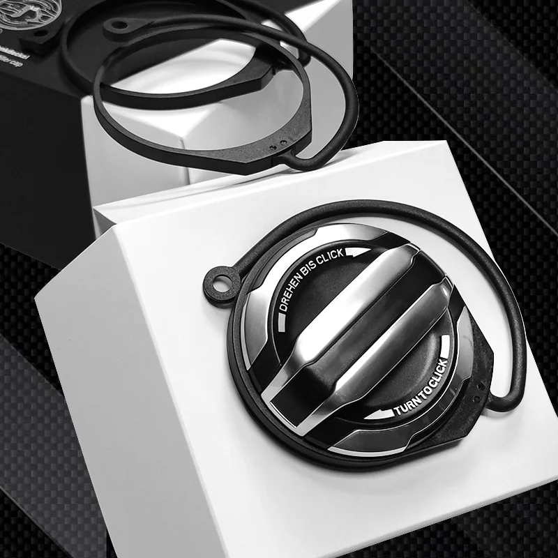 QDPATRICK 1 piece Aluminium Car Gas Cap OEM Genuine Aluminum-look For Porsche Cayenne Panamera 971 Macan 718