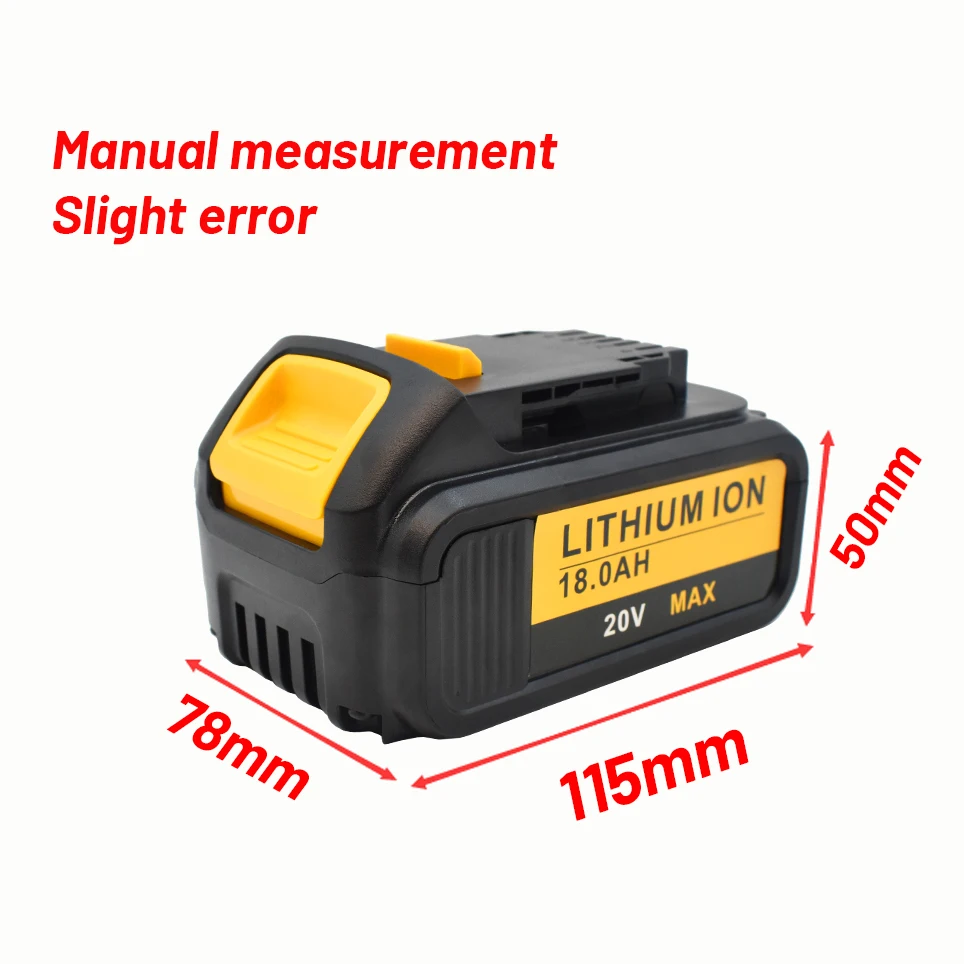 NEW 20V 18000mAh for Dewalt Power Tool Battery DCB180 DCB181 DCB182 DCB201 DCB201-2 DCB204-2+ 3A Charger |