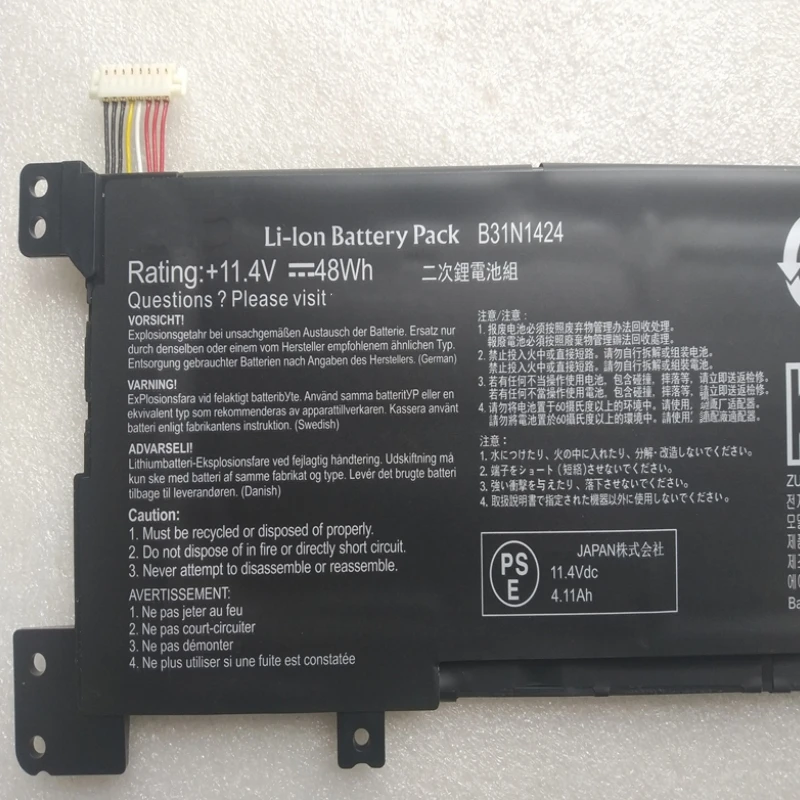 Новый B31N1424 0B200- 01390000 Аккумулятор для Asus V405L A400U U4000 A401L K401U V401UB K401UB K401UQ K401LB K501L V505L R415UB