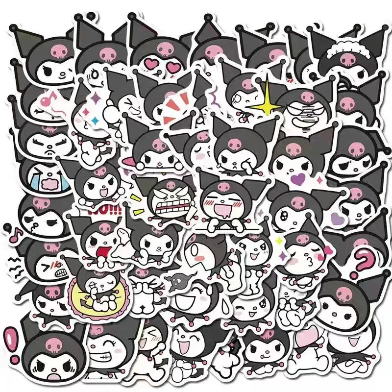 

Cute Cartoon Sanrio Water Bottle Sticker Decoration Student Stationery Mobile Phone Case Skateboard Waterproof Sticker Wholesale