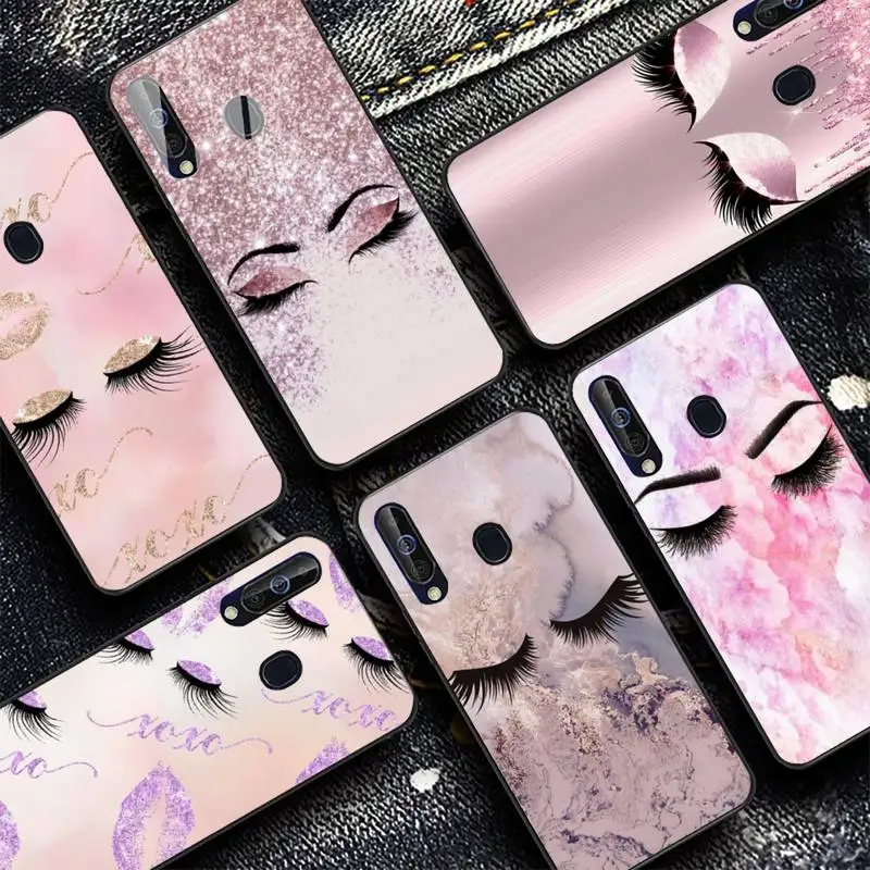 

Eyelash Printed Phone Case for Samsung Galaxy A 51 30s a71 Soft Silicone Cover for A21s A70 10 A30