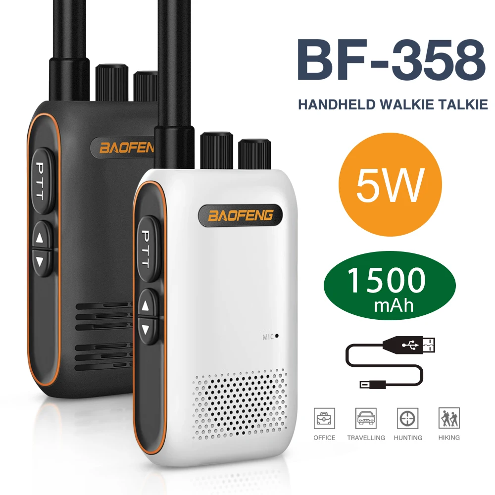 

BaoFeng Walkie Talkie BF-888S Plus Two Way Cb Radio Upgrade Version BF-888S Plus 16CH 5W VHF UHF 400-480MHz Ham Radio Stations