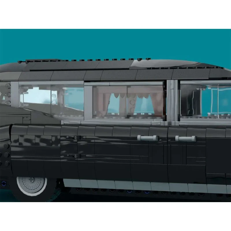 Женский черный призрачный автомобиль гоночный спортивный строительный блок