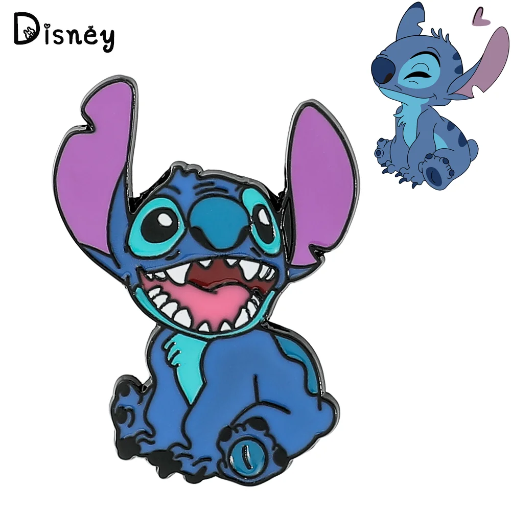 

Disney Stitch Enamel Brooch Cute Cartoon Lilo and Stitch Figure Creative Brooch Clothing Backpack Pins Jewelry Accessories Gifts