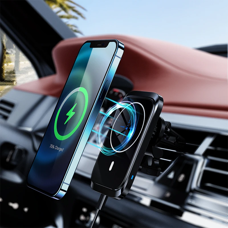 

15 Вт магнитные автомобильные беспроводные зарядные устройства, магнитное зарядное устройство, беспроводной держатель для телефона, автомо...