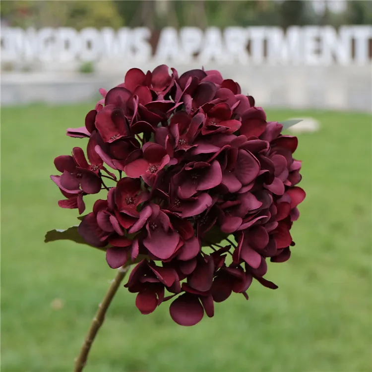 Искусственные цветы гортензия шелк свадьба