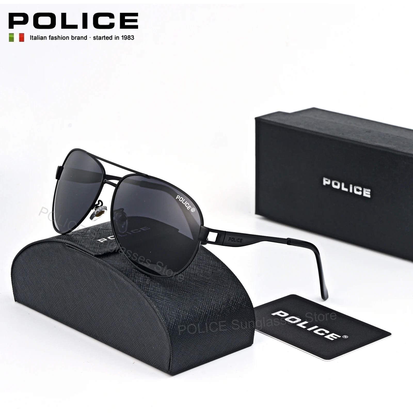 

Luxury Brand Sunglasses POLICE Fashion trend Men Polarized Brand Design Eyewear Male Anti-glare Driving Glasses UV400