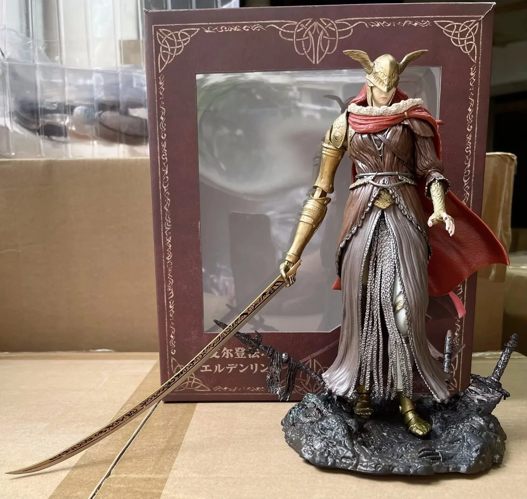 

Elden Ring Figure Valkyrie Action Figures 24cm PVC Statue Anime Figurine Game Model Doll Collection Toys for Children Gift