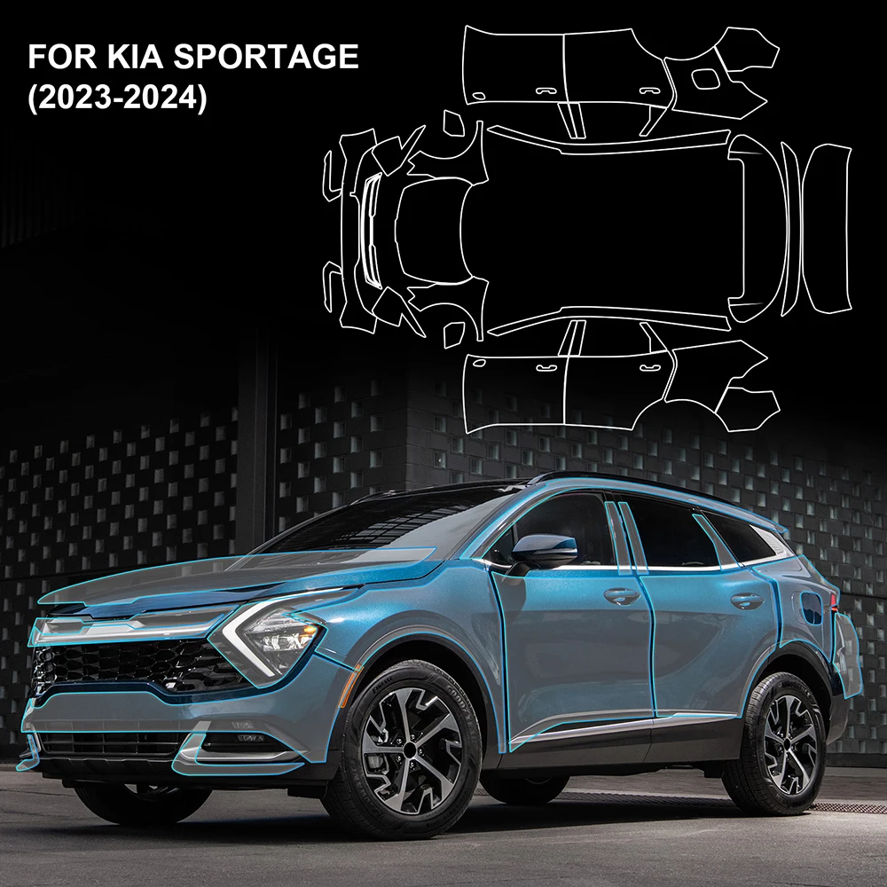 Для KIA Sportage 2023 2024 защитная пленка для краски предварительно вырезанный