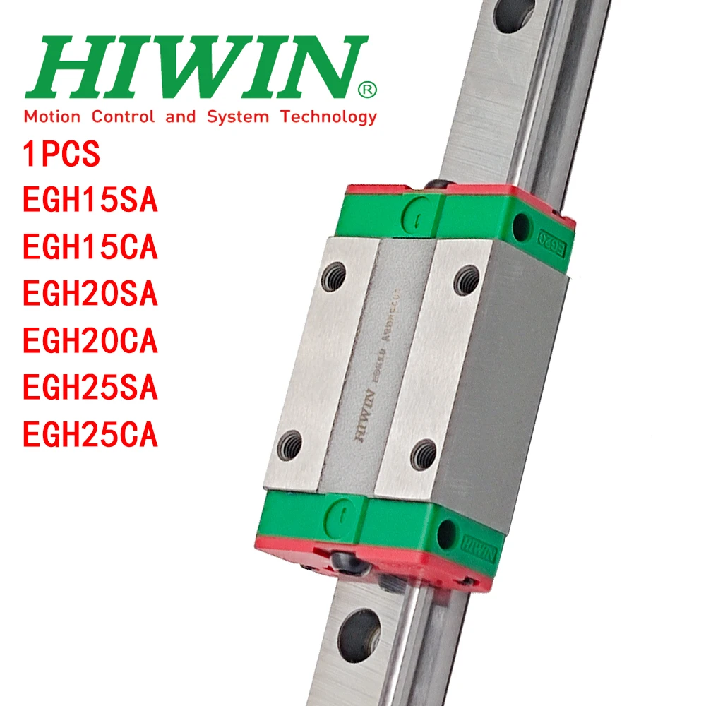 

New Original HIWIN BRAND Linear Guide Rail Slide EGH15SA EGH15CA EGH20SA EGH20CA EGH25SA EGH25CA Alloy Steel For 3D Printer CNC