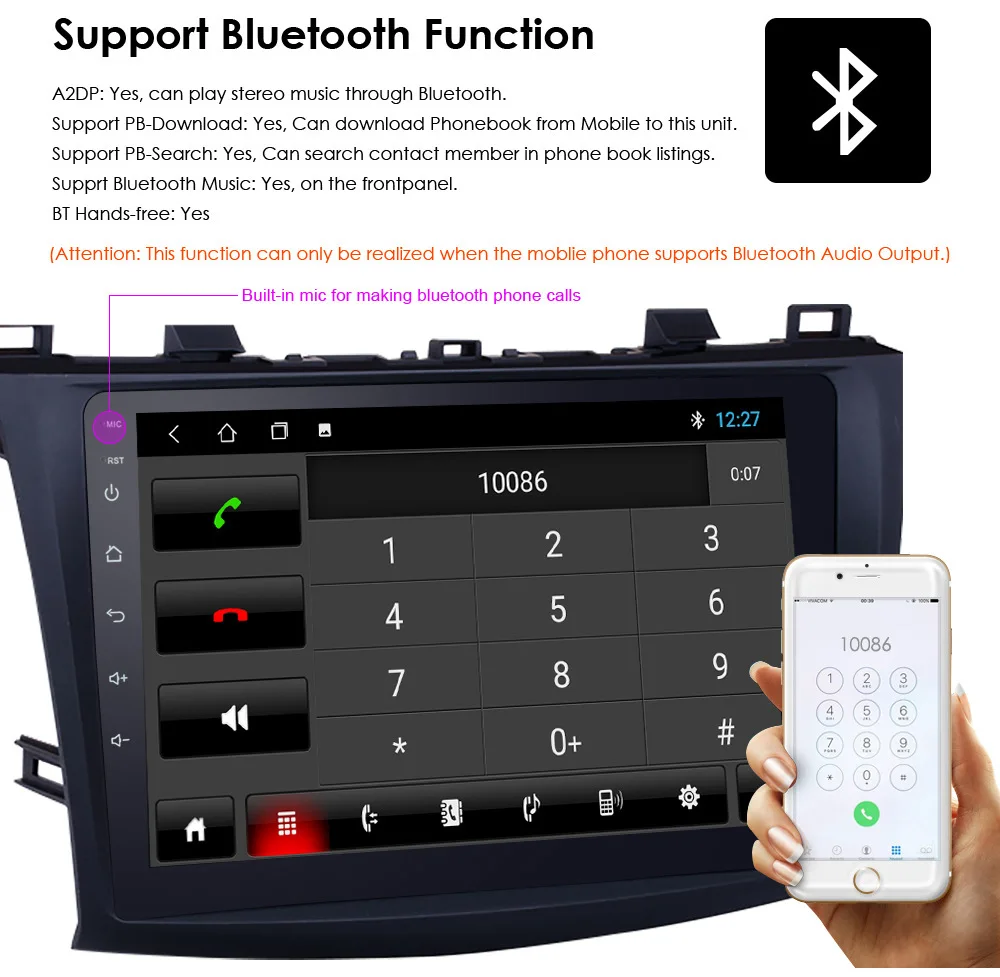 Автомагнитола 2 din для Mazda 3 2004-2013 maxx axela android 10 автомобильное радио стерео GPS Carplay Wi-Fi