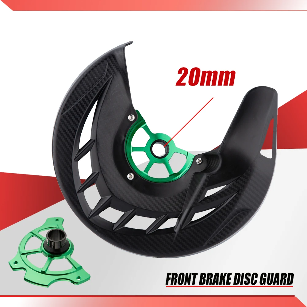 

Защитная крышка переднего тормозного диска с ЧПУ 20 мм для Kawasaki KX125 KX250 KX250F 2006-2019 KX450F 2006-2018 KLX450R 2008-2015