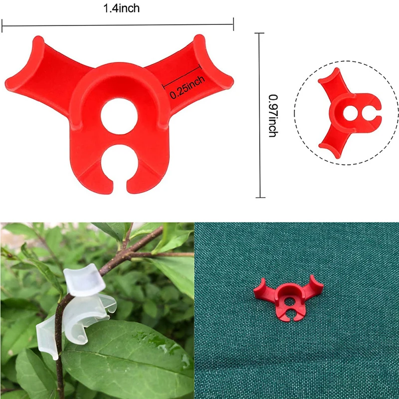 

10Pcs 90 Degree Plant Branches Bender Flower Plants Low-Stress Training Clips Reusable Plant Stem Trainer for Garden Courtyard