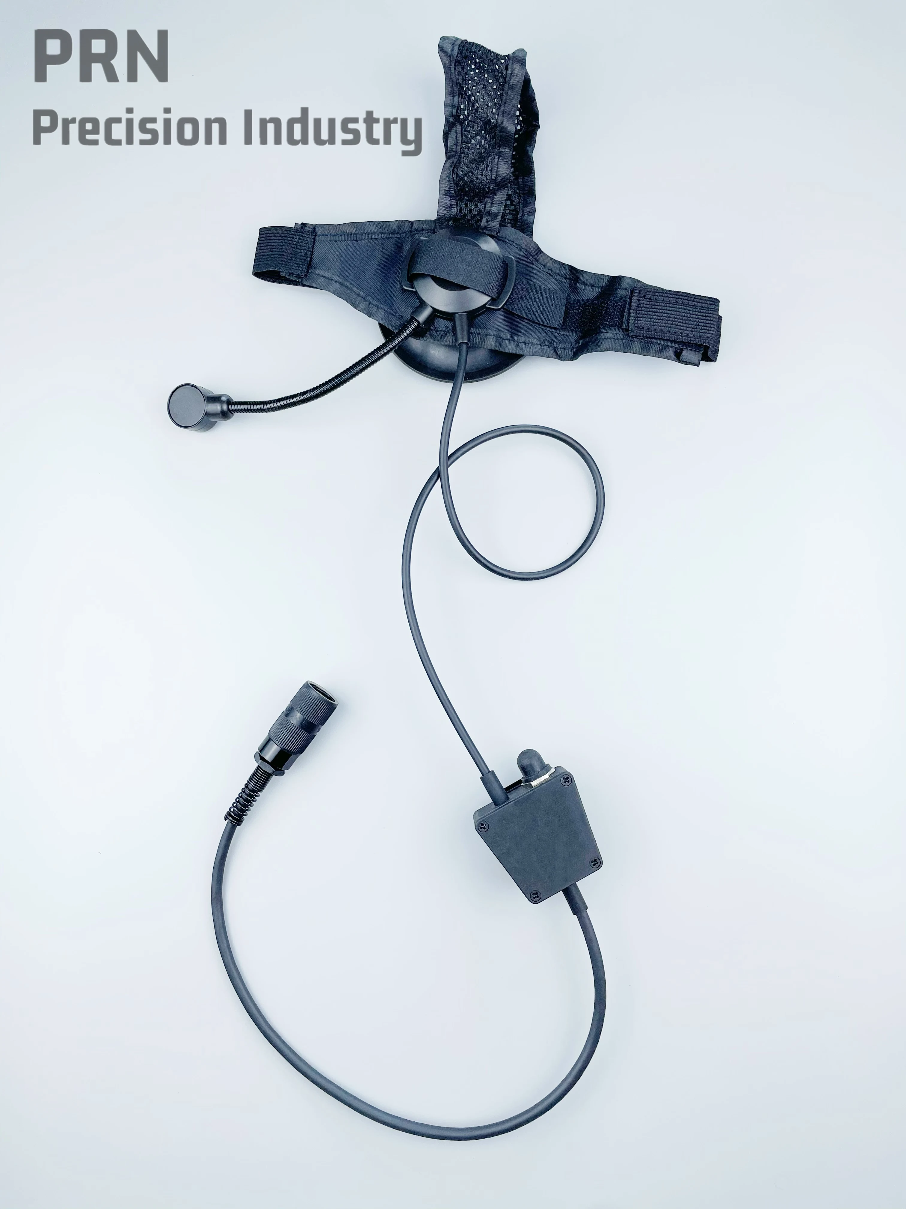 

PRN Seiko 6PIN E-SWTECH EPTT TASC integrated unilateral headset black plug version