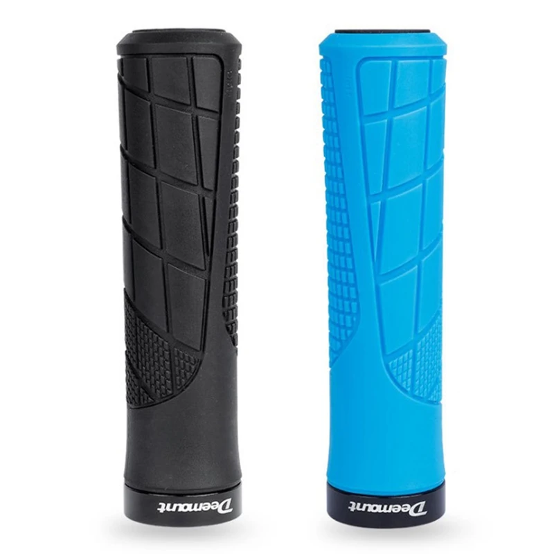 

Deemount 3 Pair Bicycle Eco Grips Anti-Skid Bar End Comfy Hand Feel Multi Color Options MTB Cycling Hand,Black